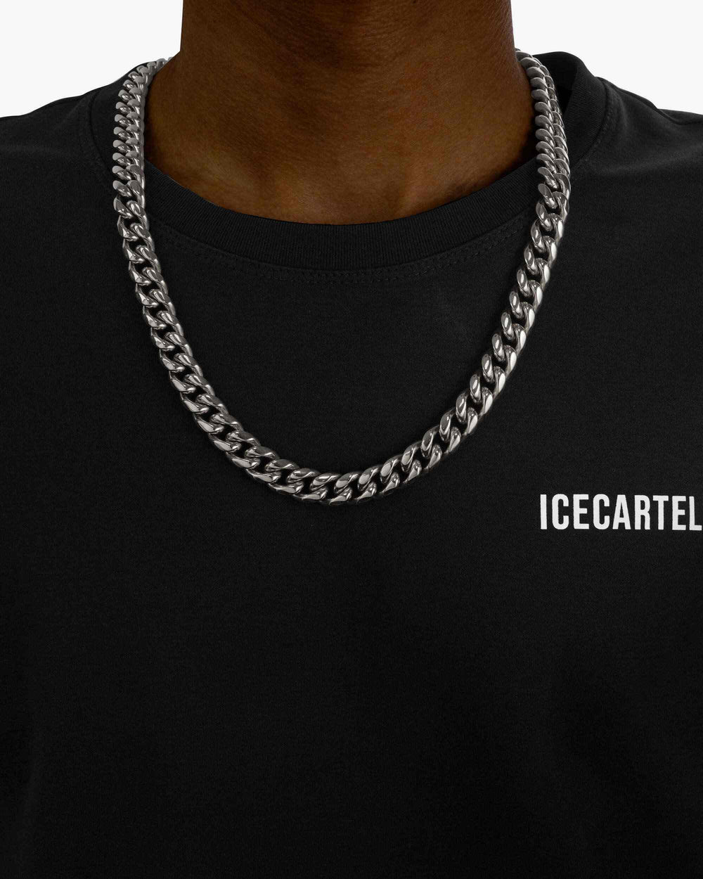 12mm cuban link chain solid silver icecartel model