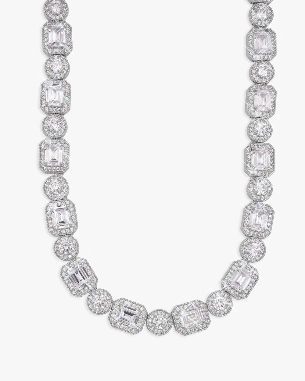 12mm halo cluster iced out tennis chain 14k gold icecartel main