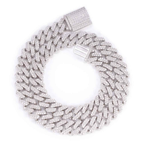 13MM Diamond Cuban Link Chain 14K Solid Gold first