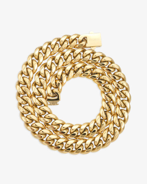 14mm 10k solid gold cuban chain icecartel top