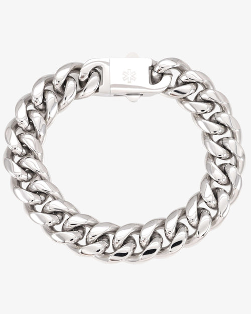 14mm cuban link bracelet 14k white gold icecartel main newest