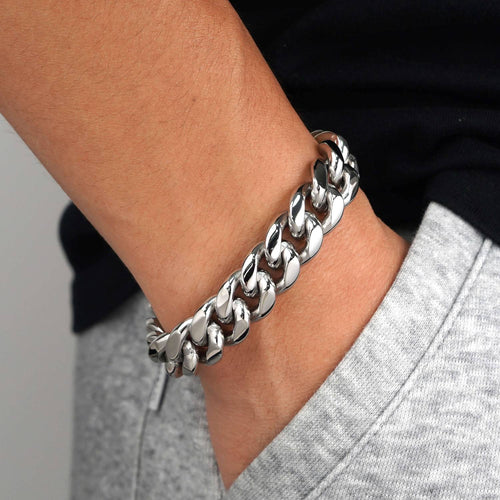 14mm cuban link bracelet 14k white gold icecartel model