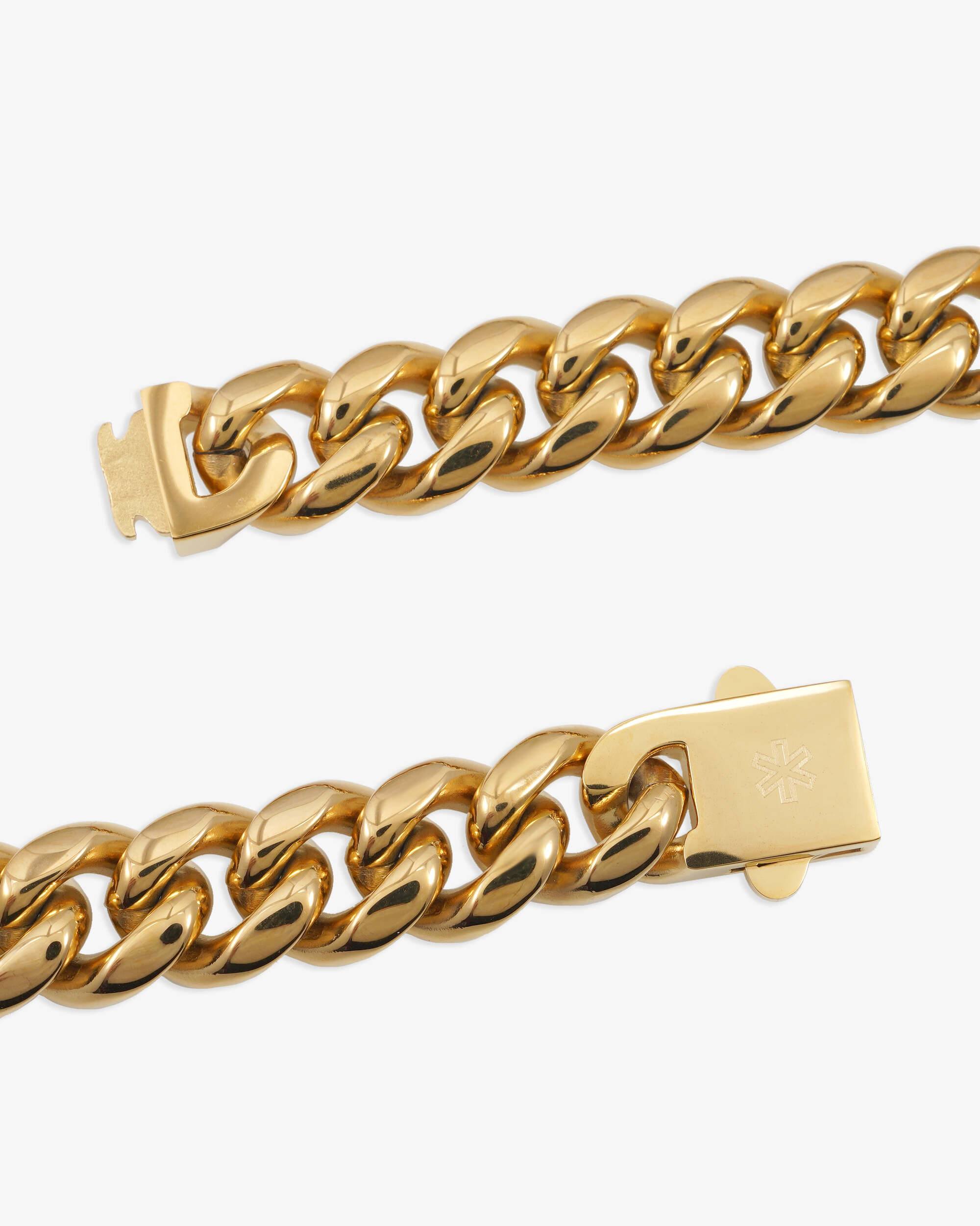 14MM Cuban Link Chain 14K Gold - IceCartel™