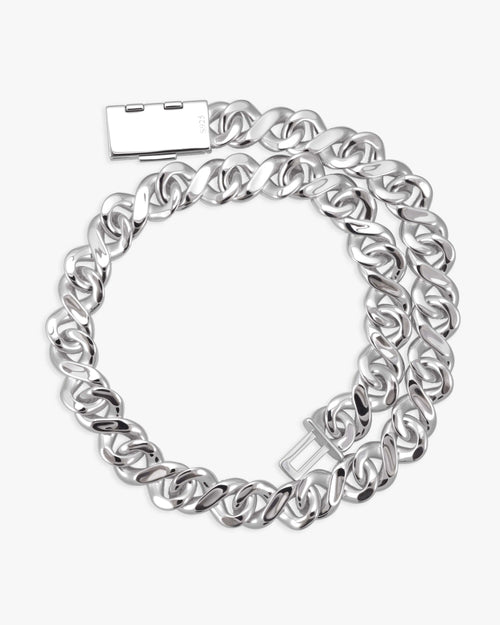 15mm moissanite infinity link chain icecartel back