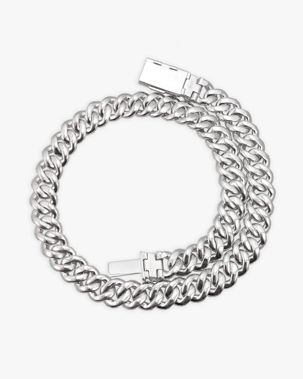 15mm moissanite miami cuban link chain icecartel white gold back