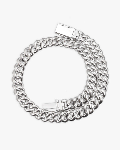 15mm moissanite miami cuban link chain icecartel white gold back
