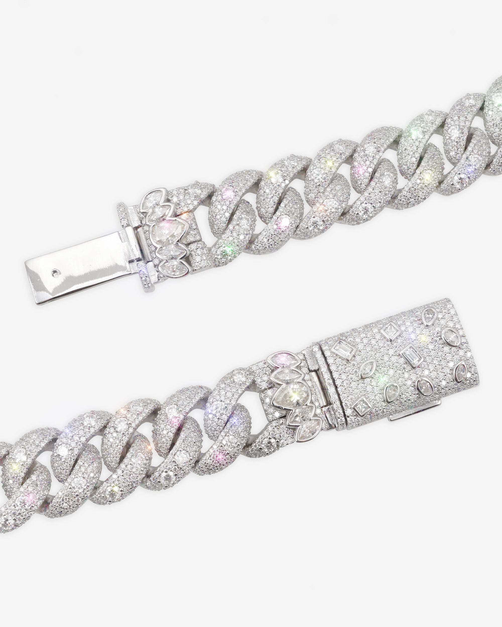 15mm moissanite miami cuban link chain icecartel white gold clasp