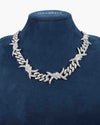 15MM CUSTOM CLASP Moissanite Spiked Link Cuban Chain 14K Gold - White Gold