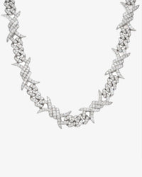 15mm moissanite spiked link cuban chain 14k gold icecartel px main
