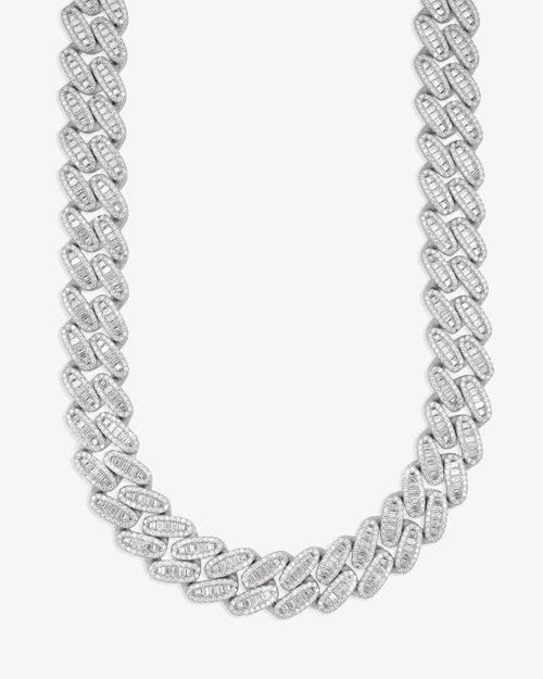 16mm moissanite baguette miami cuban link chain 14k gold icecartel px new front