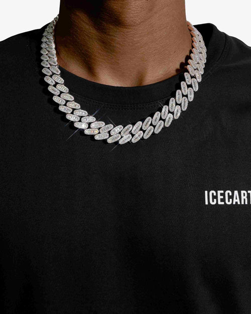 16mm moissanite baguette miami cuban link chain 14k gold icecartel px new model