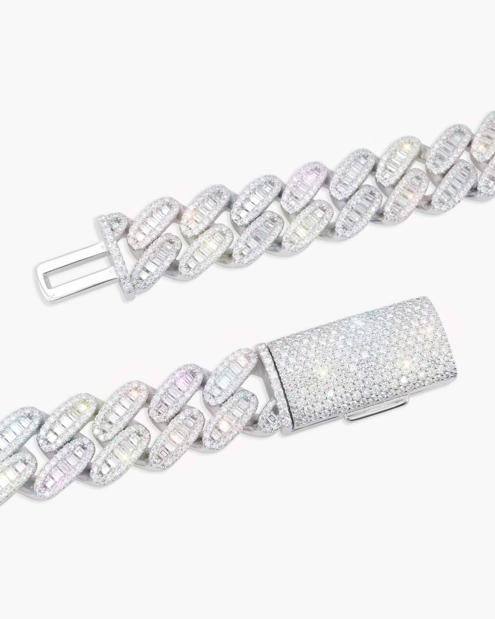 16mm moissanite baguette miami cuban link chain 14k gold icecartel px newest clasp