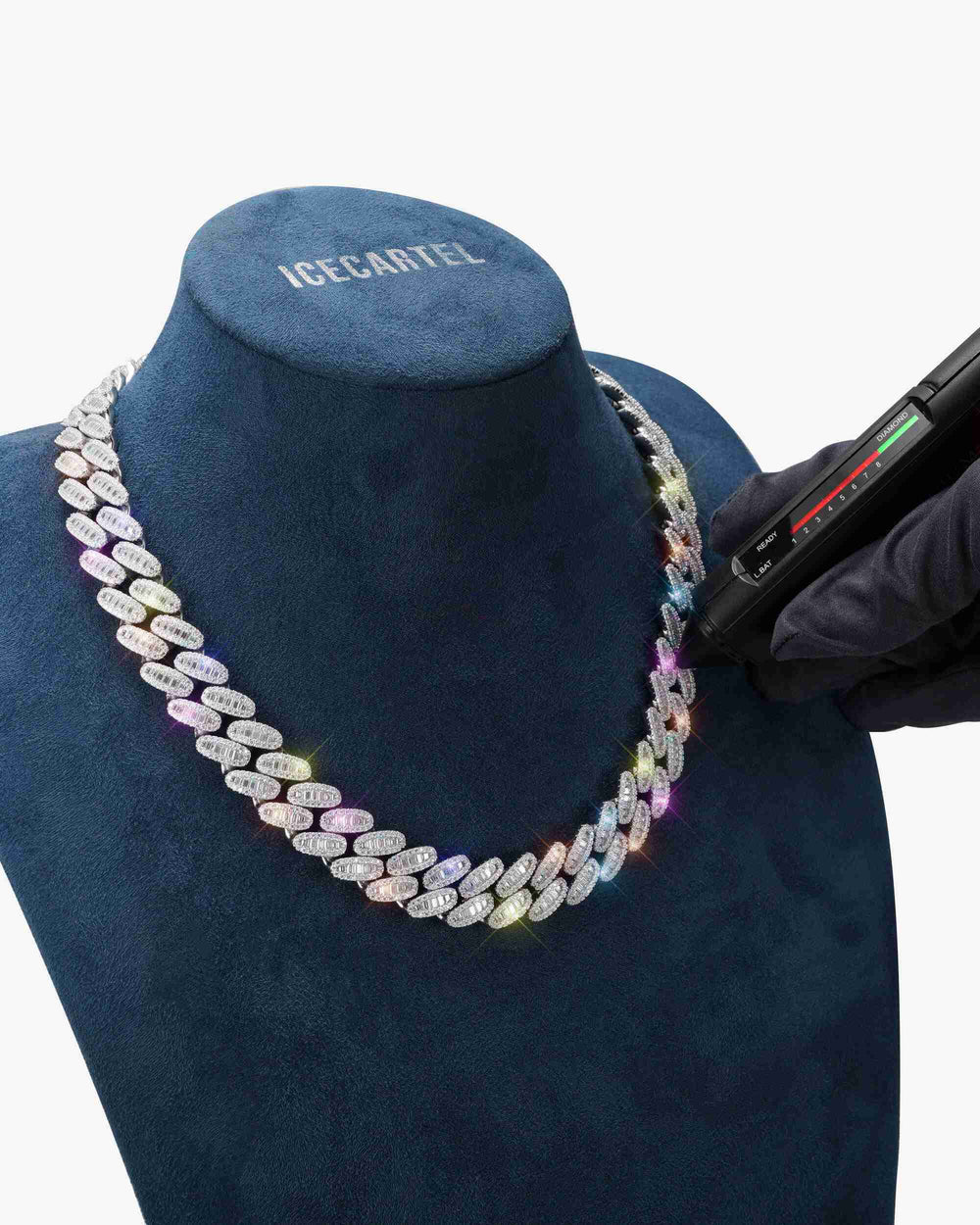 16mm moissanite baguette miami cuban link chain 14k gold icecartel px newest tester