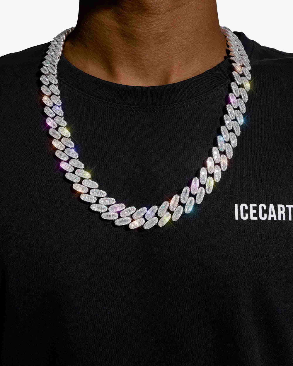 16mm moissanite baguette miami cuban link chain 14k gold icecartel px newest model