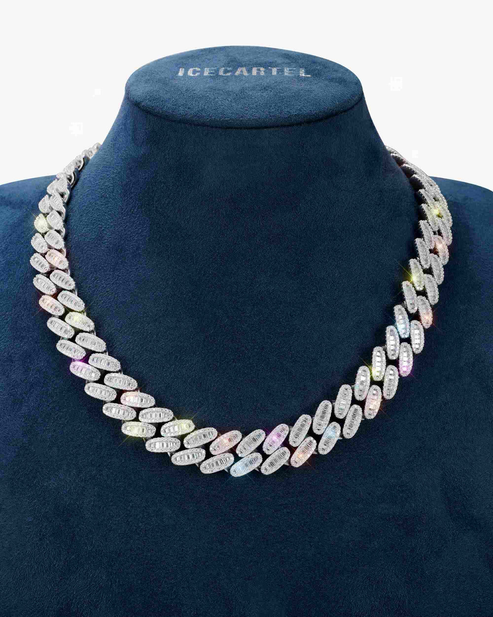 16mm moissanite baguette miami cuban link chain 14k gold icecartel px newest display