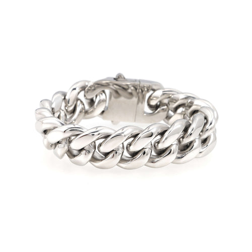18mm cuban link bracelet 14k white gold icecartel main
