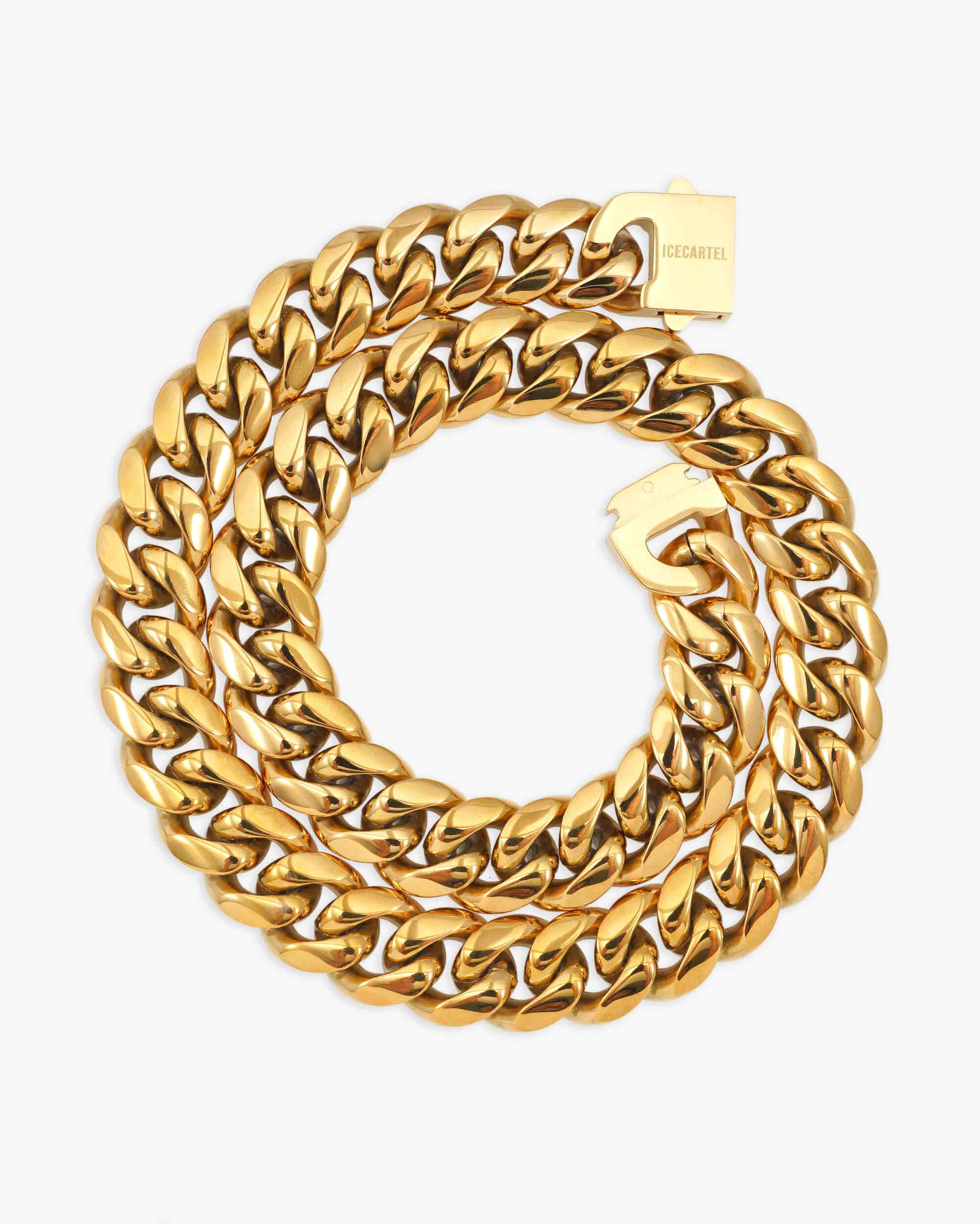 18MM Cuban Link Chain 14K Gold - IceCartel™