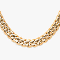 18mm gold cuban link chain