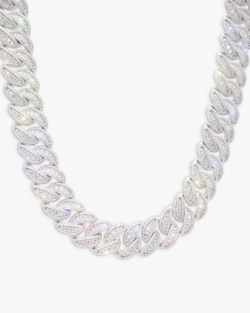 18mm moissanite round cuban link chain icecartel white gold main