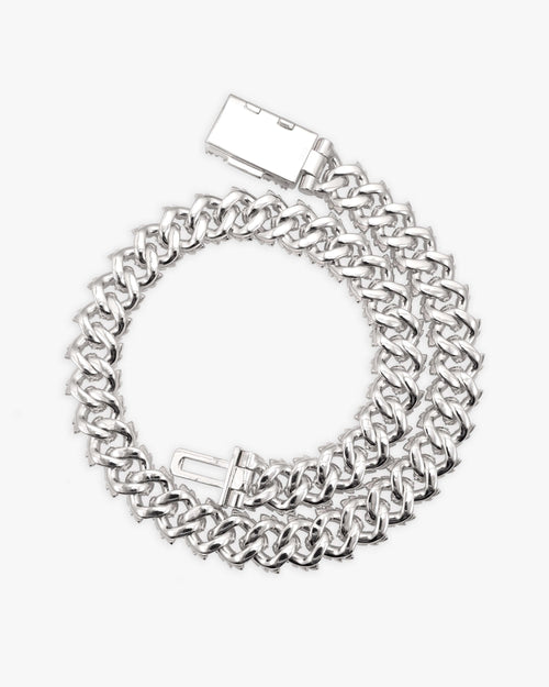 19mm moissanite marquise cuban link chain icecartel white gold back
