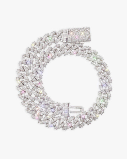 19mm moissanite marquise cuban link chain icecartel white gold top