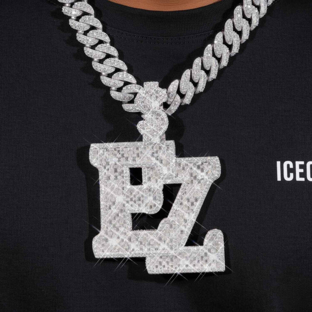 1Custom Moissanite EZ Pendant 14K Gold Icecartel model1