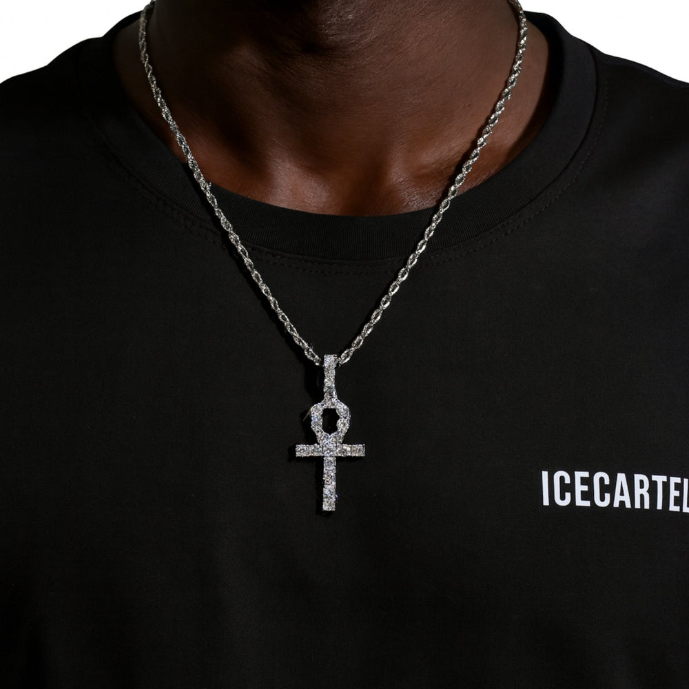 1VVS Ankh Pendant 14K Gold model icecartel1