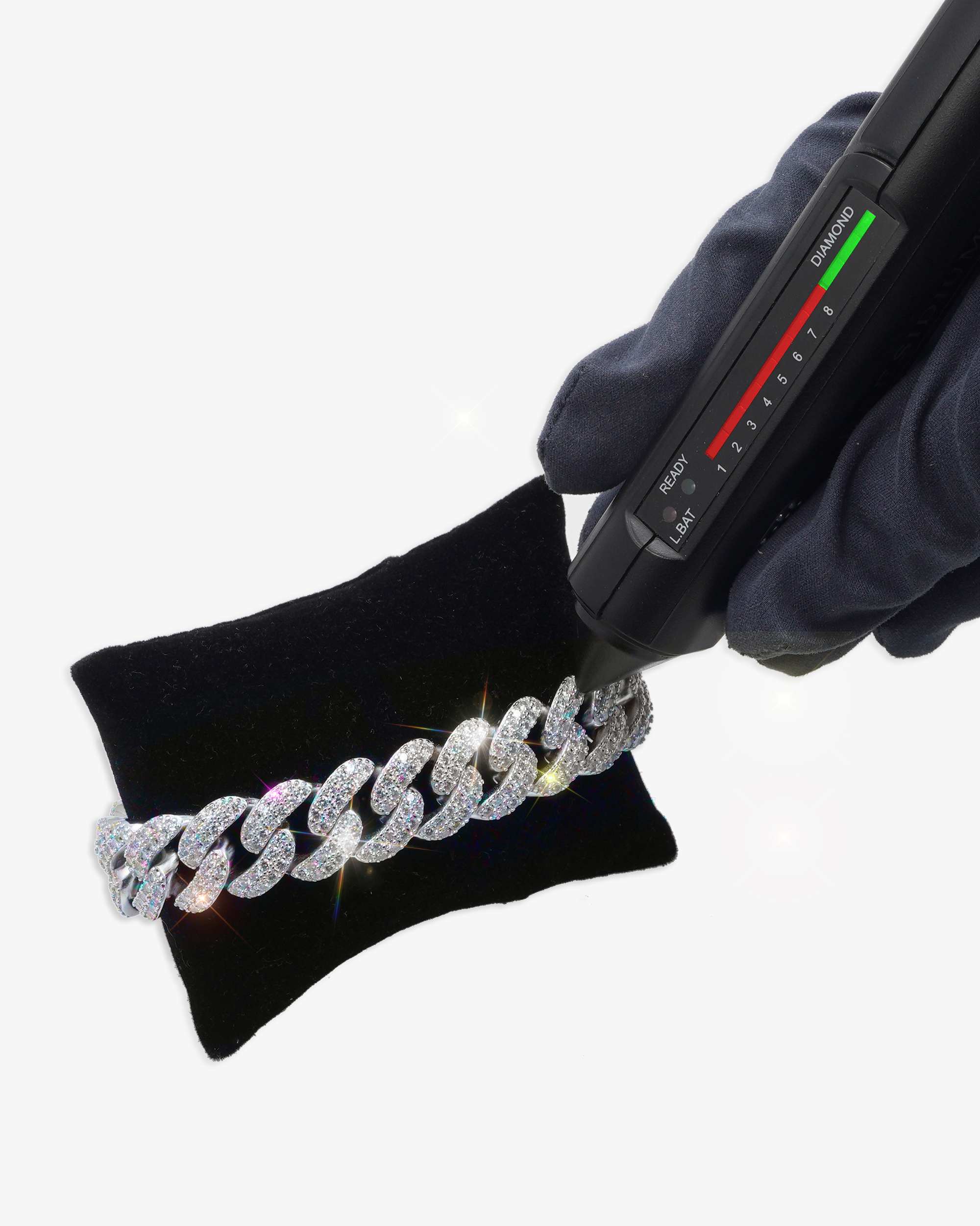 15MM Moissanite Miami Cuban Link Bracelet 14K Gold