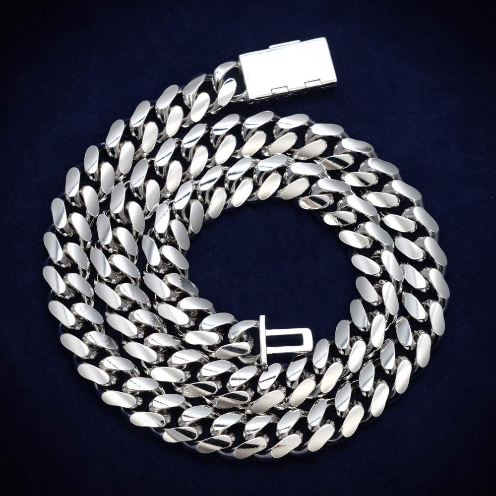 20mm custom lil mosey cuban link chain 14k gold icecartel back