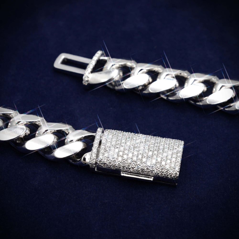 20mm custom lil mosey cuban link chain 14k gold icecartel clasp
