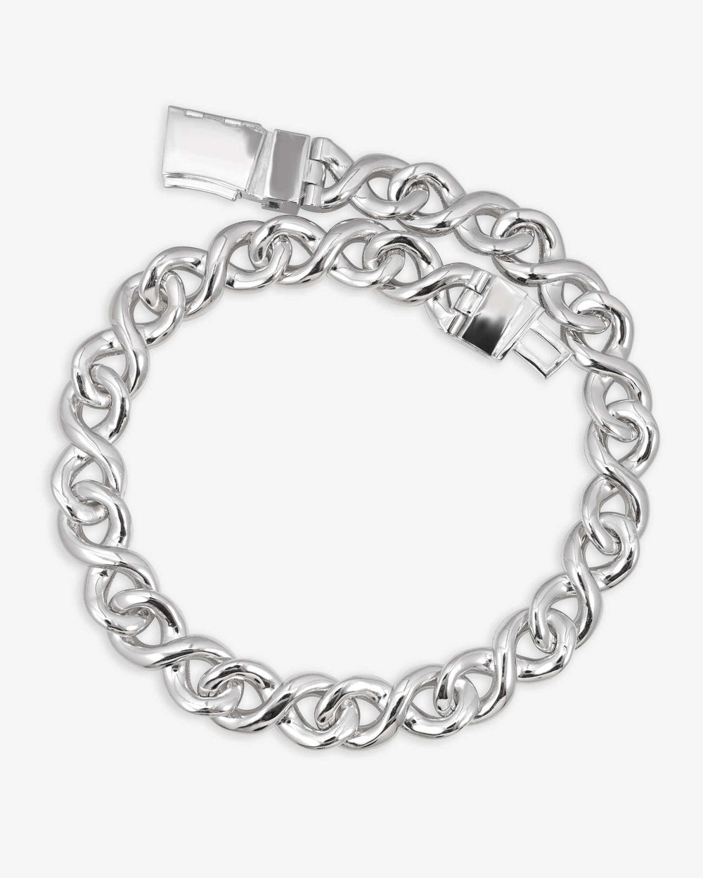 20mm iced out paper clip infinity chain 14k gold icecartel bottom