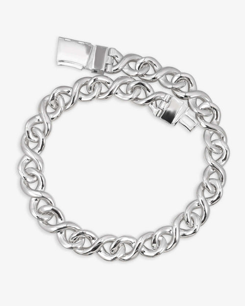20mm iced out paper clip infinity chain 14k gold icecartel bottom
