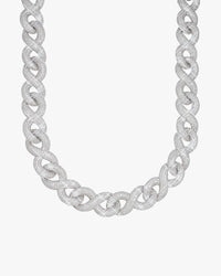 20mm iced out paper clip infinity chain 14k gold icecartel main