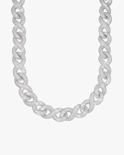 20mm iced out paper clip infinity chain 14k gold icecartel main