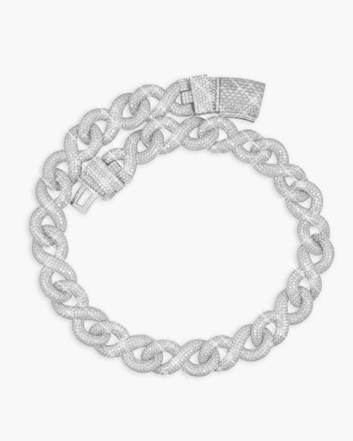 20mm iced out paper clip infinity chain 14k gold icecartel top