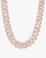 20MM Moissanite Bezel Cuban Link Chain - Rose Gold