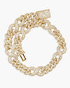 20MM Moissanite Infinity Link Chain 14K Gold - Yellow Gold