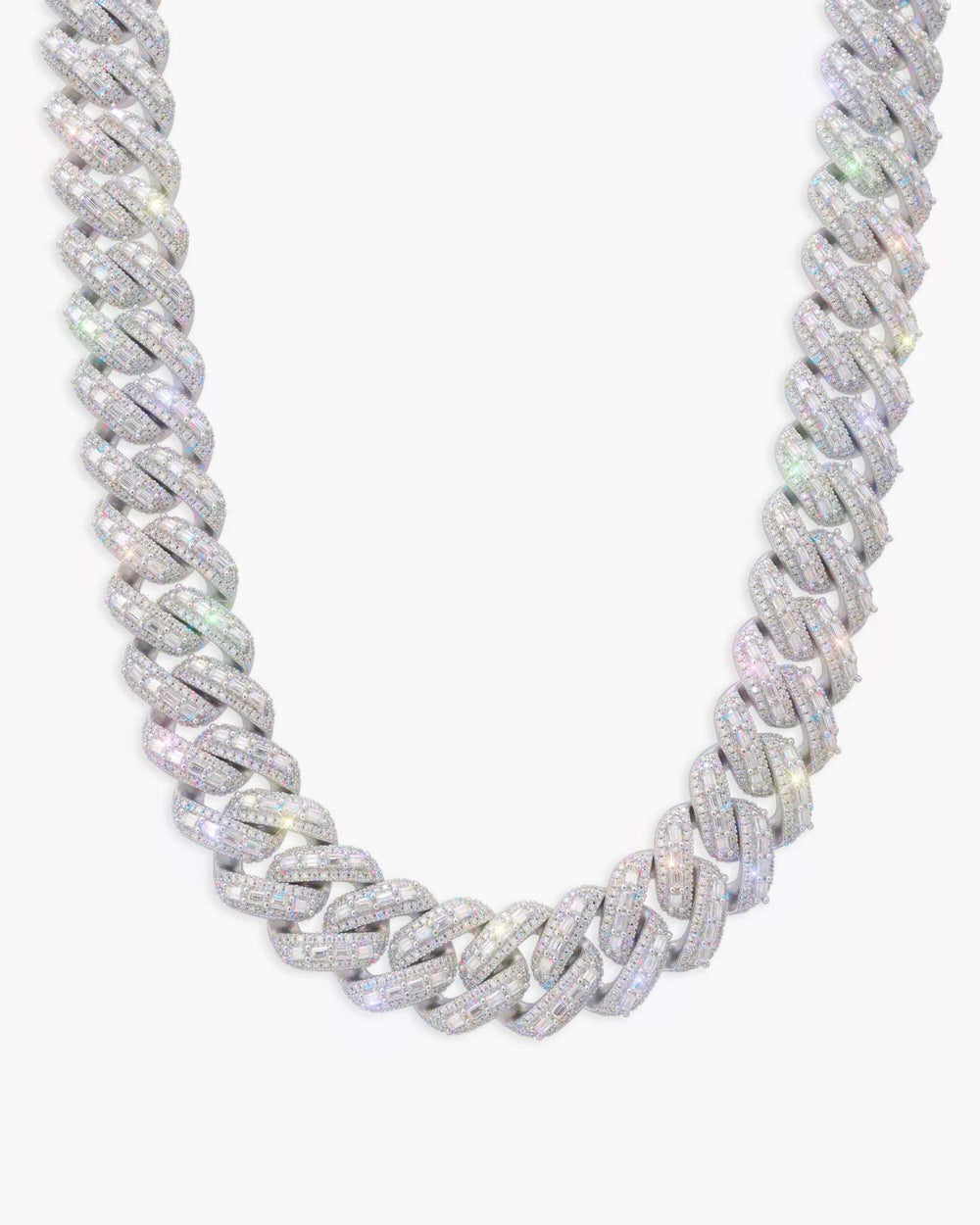 20mm moissanite mix cut miami cuban link chain icecartel top