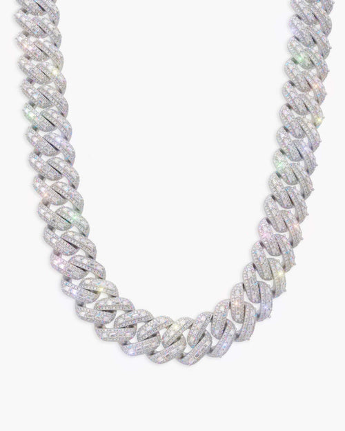 20mm moissanite mix cut miami cuban link chain icecartel top