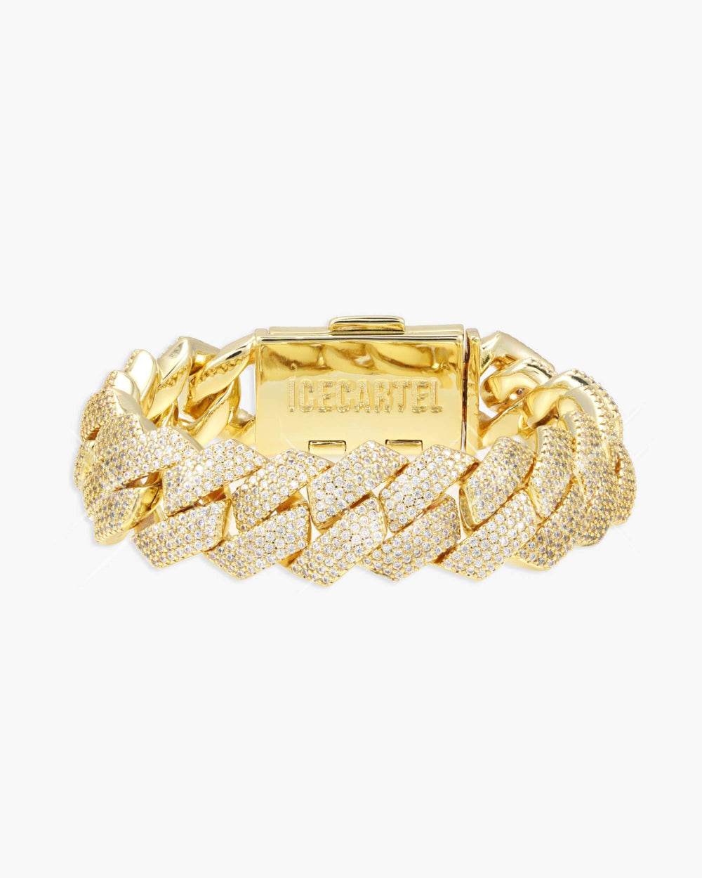 20MM VVS Cuban Link Chain and Bracelet Bundle 14K Gold - Yellow Gold