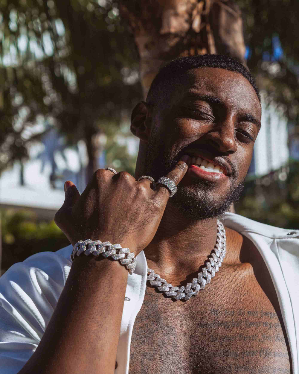 20MM VVS Cuban Link Chain and Bracelet Bundle 14K Gold