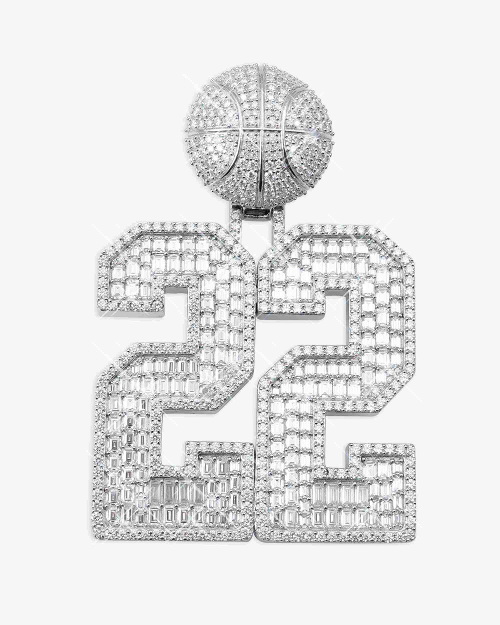 22 BALLER custom moissanite pendant 14k gold icecartel main
