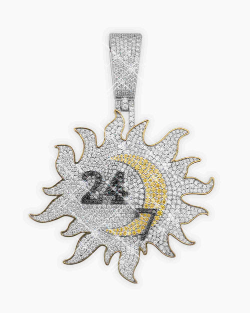 24_7 custom logo moissanite pendant 14k gold icecartel main