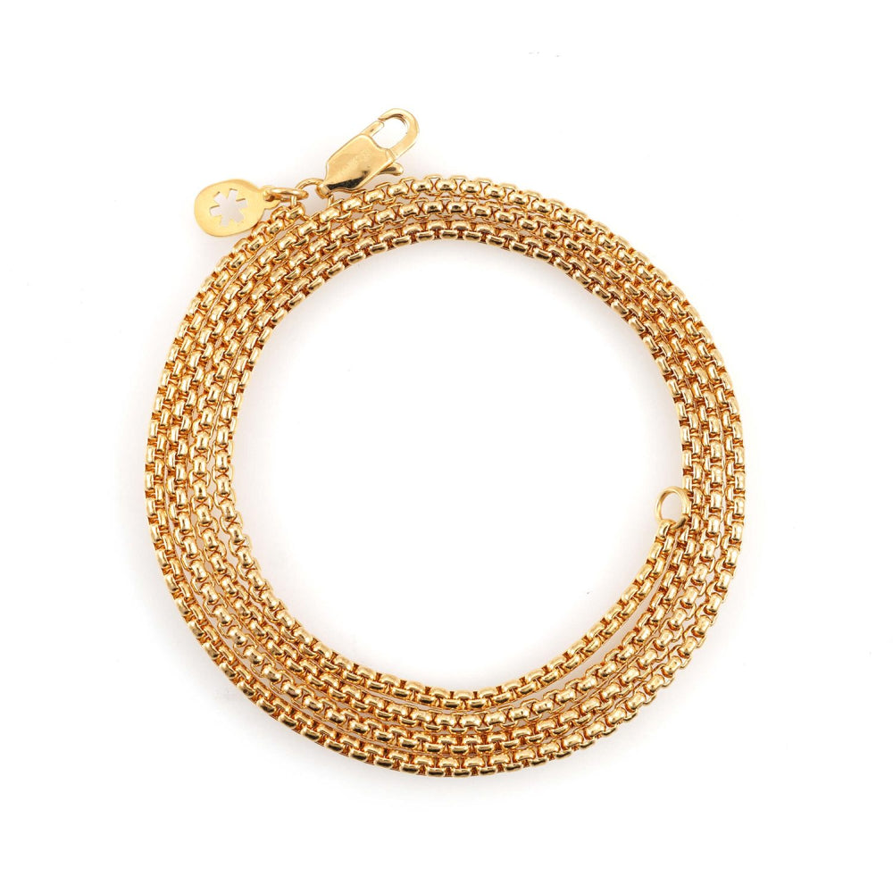 2mm box link chain yellow gold icecartel up