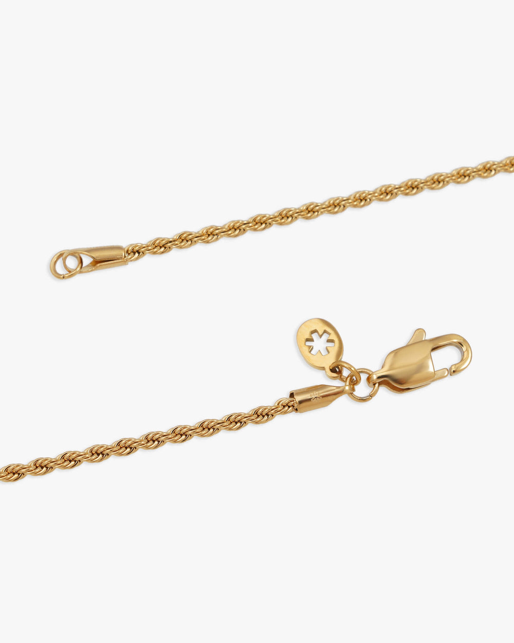 2mm rope chain 14k gold icecartel lock
