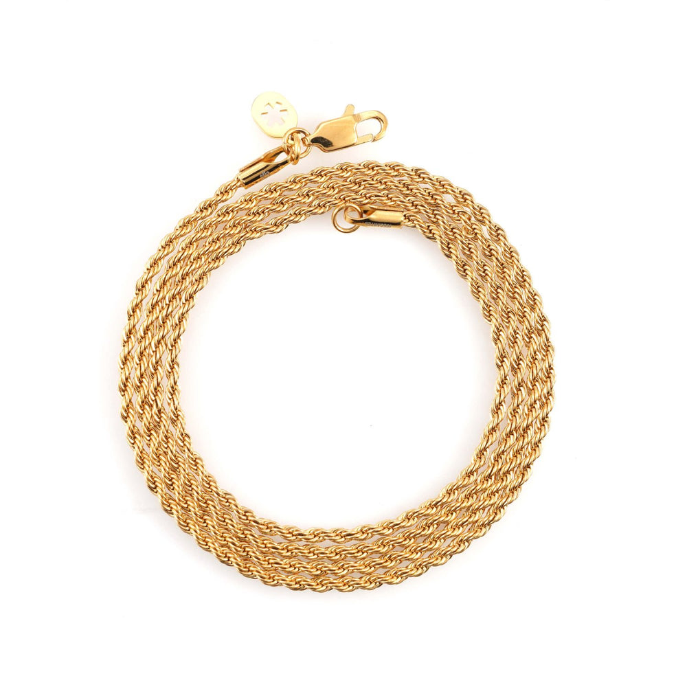 2mm rope chain 14k yellow gold icecartel up
