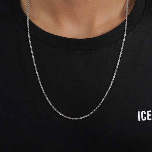 2mm rope chain 925 silver icecartel model