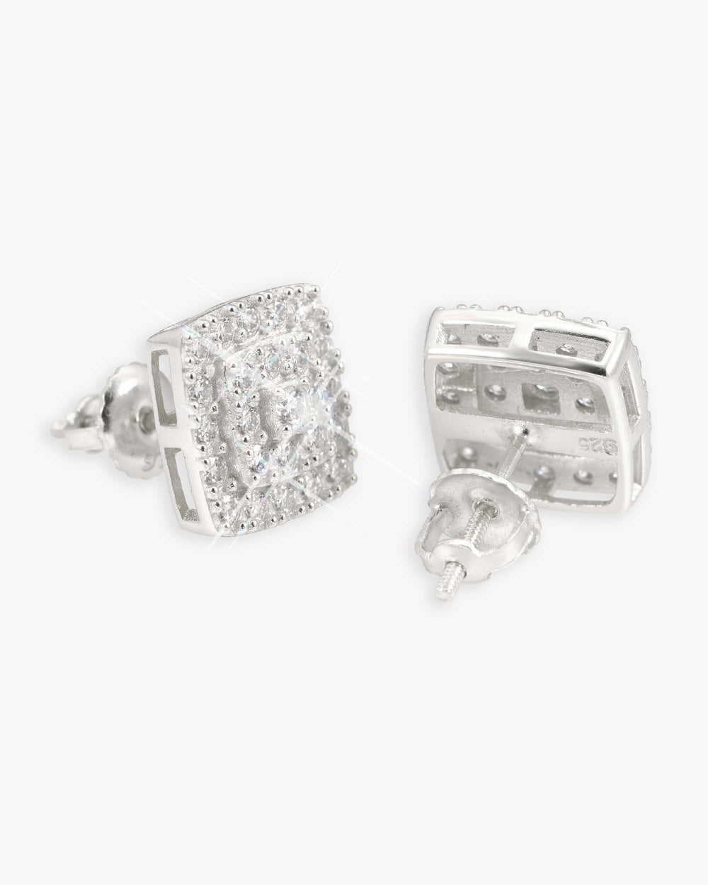 3 layer moissanite halo earrings 14k gold icecartel main