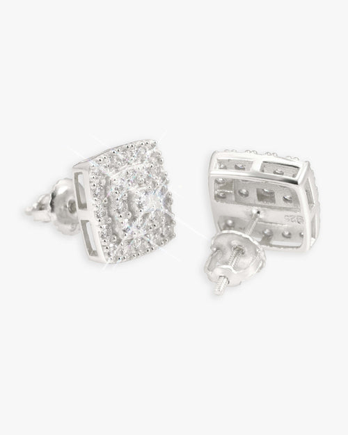 3 layer moissanite halo earrings 14k gold icecartel main