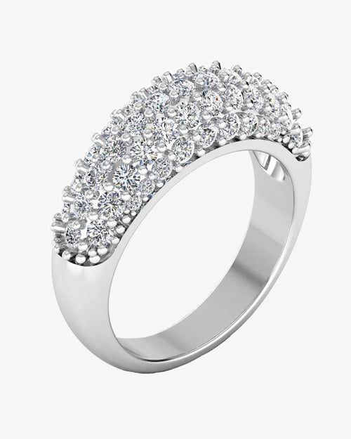 3 row pave moissanite engagement ring icecartel main